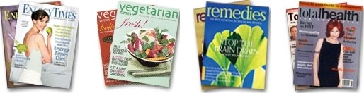 Featured in EnergyTimes, Vegetarian Times, Remedies and Total Health magazines.